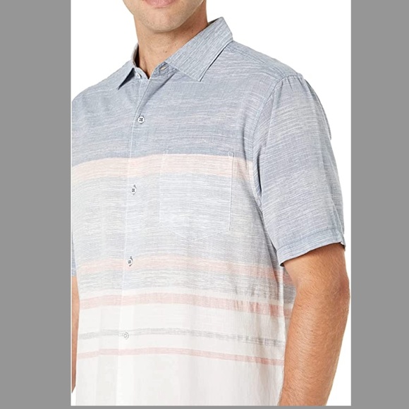 NWT - Tommy Bahama - Oceana Stripe Blue Allure Woven - Size L - Picture 2 of 10